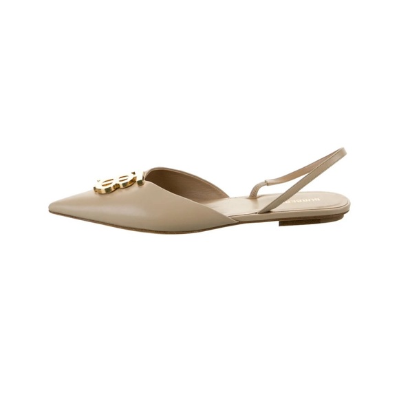 Burberry Beige Slingback Women's Shoes - Picture 3 of 3